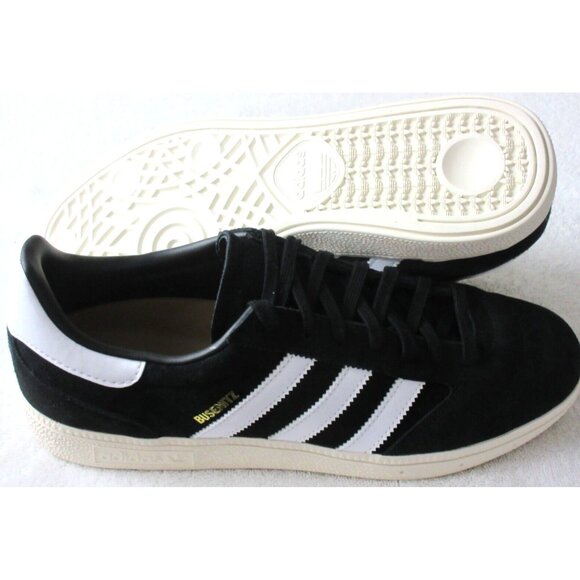 Adidas Men's Busenitz Vintage Suede Skate Soccer Shoes Black White Sizes NIB - Picture 2 of 6